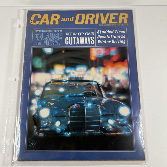 Other - Car and Driver Magazine December 1963 '64 Buick Riviera (4) PreOwned